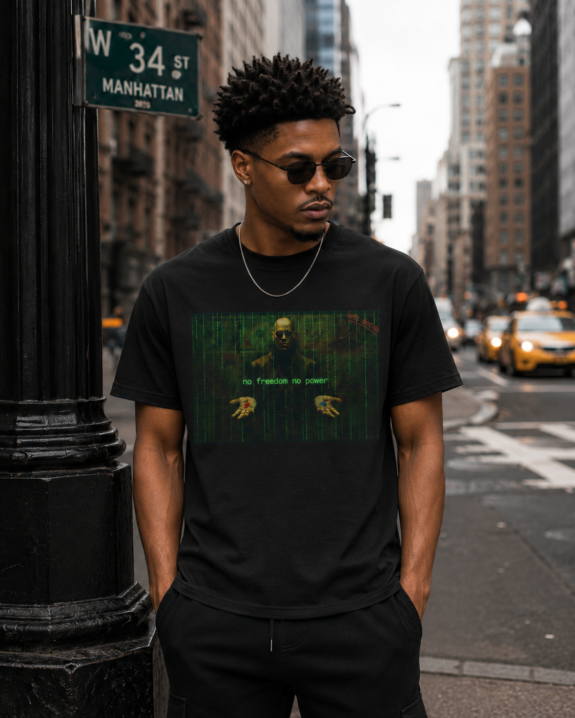 "Everybody Can Choose" — Heavyweight Cyberpunk Graphic T-shirt