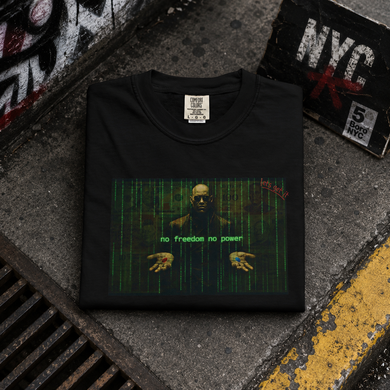 "Everybody Can Choose" — Heavyweight Cyberpunk Graphic T-shirt