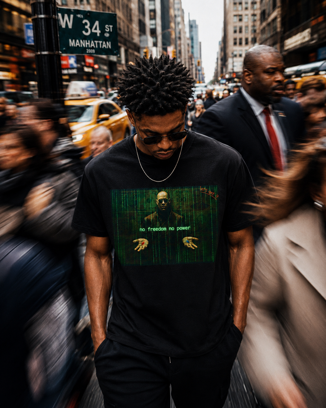 "Everybody Can Choose" — Heavyweight Cyberpunk Graphic T-shirt